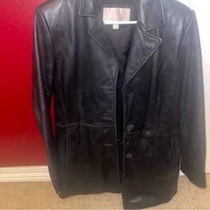 100% leather Nine West coat